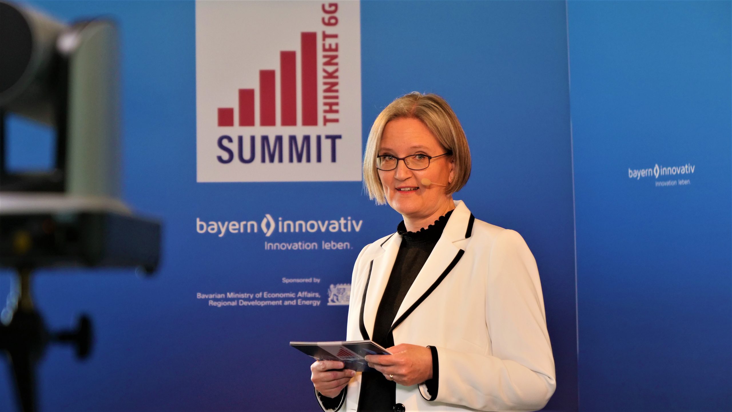 Kimberley Parsons Trommler, Leiterin der Themenplattform 6G von Bayern Innovativ