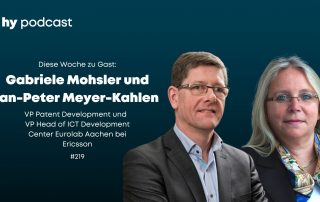 Ericsson's hy podcast episode with Gabriele Mohsler and Jan-Peter Meyer-Kahlen on 5G